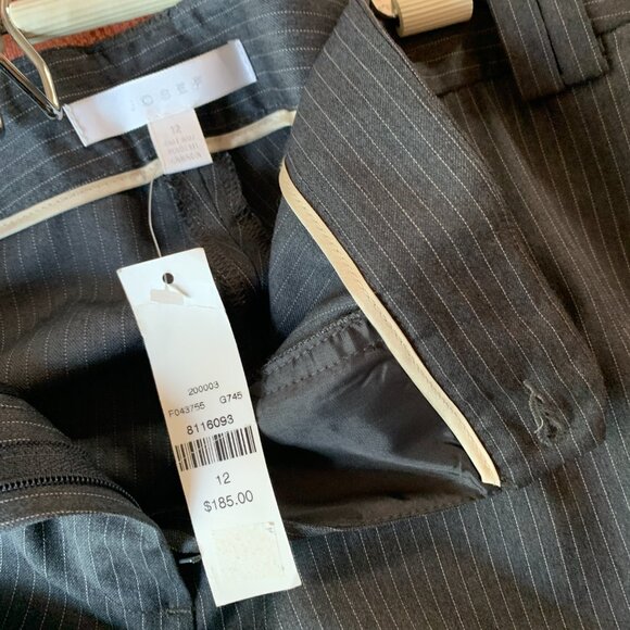 wool trowsers pinstripe // classic minimalist corporatecore - Picture 7 of 10